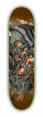 The Reaper Skate Deck (Brown)